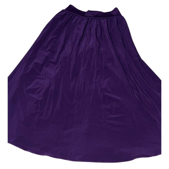 Halara Breezeful Crossover High Waisted 2-in-1 Midi Flare Skirt sz Small Burgund - Picture 14 of 16